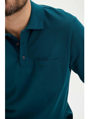 DeFacto Oversize Fit Polo Yaka Basic Kısa Kollu Tişört M7726AZ20SP