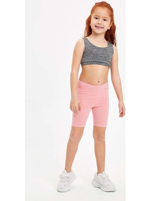 DeFacto Kız Çocuk Slim Fit Basic  Kısa Tayt J3485A620HS