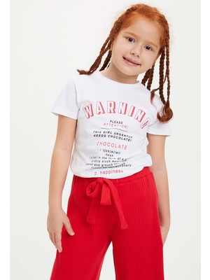 DeFacto Kız Çocuk Regular Fit Pamuklu Kısa Kollu Body N9050A620SM