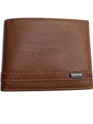 Grande 708  Deri Erkek Cüzdan Taba