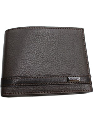 Grande 708  Deri Erkek Cüzdan Kahverengi