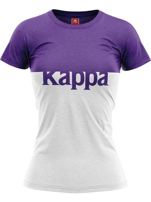 Kappa Kadın Baskılı T-Shirt Batız Mor