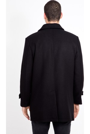 Erkek Lacivert Kasmir Slim Fit Kaban Modelleri