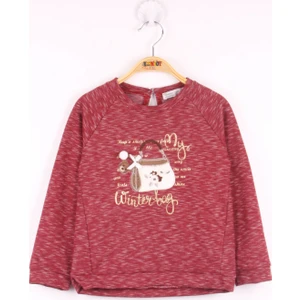 Kız Çocuk Çanta Nakışlı Sweatshirt