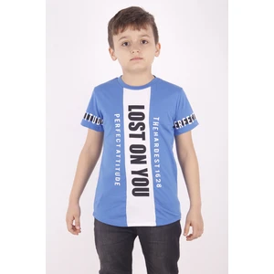 Erkek Çocuk Yazı Baskılı T-Shirt