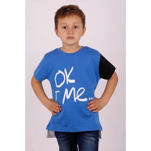 Erkek Çocuk Tek Kol Garnili T-Shirt