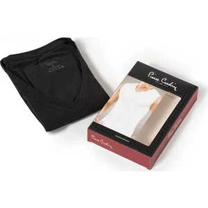 Pierre Cardin Pierre Cardin Erkek Kolsuz V Yaka Atlet Siyah