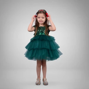 Yeşil Tütülü Elbise