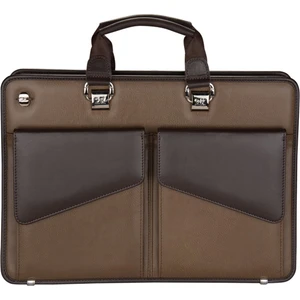 King Çift Saplı 6 Gözlü Lüks Evrak Çantası