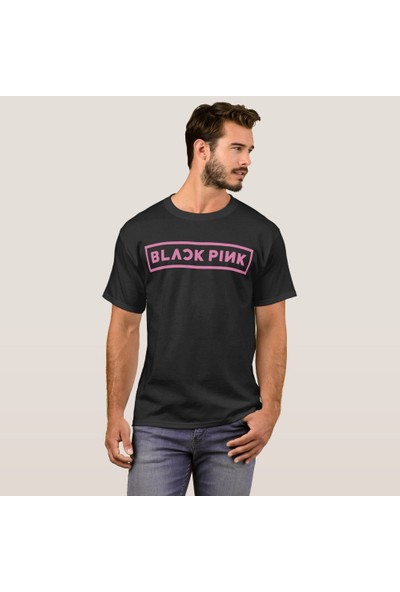 Kuppa Shop Black Pink Tişört Kpop Blackpink Baskılı Tshirt