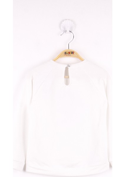 Kız Çocuk Çanta Nakışlı Sweatshirt