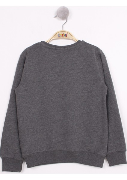 Erkek Çocuk Kamuflaj Pullu Sweatshirt