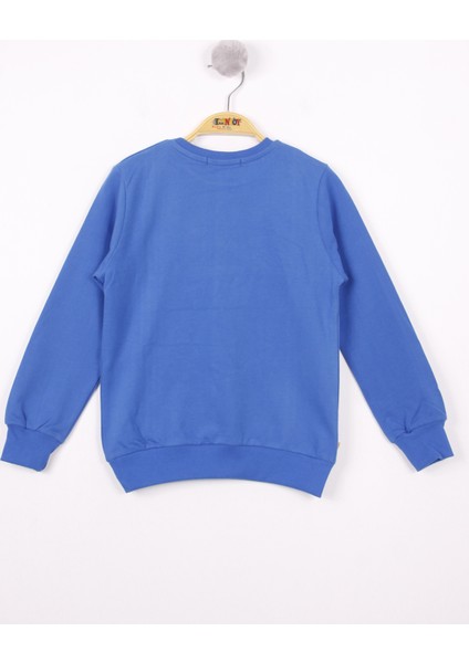 Erkek Çocuk Yazı Baskılı Sweatshirt