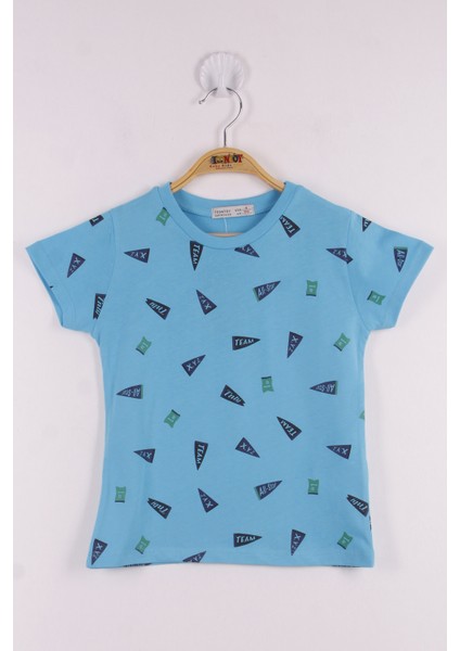 Erkek Çocuk Yazı Baskılı T-Shirt