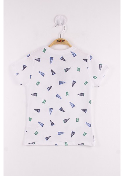Erkek Çocuk Yazı Baskılı T-Shirt