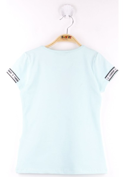 Kız Çocuk Kol Kulaklıklı Köpek Baskılı T-Shirt fiyatları