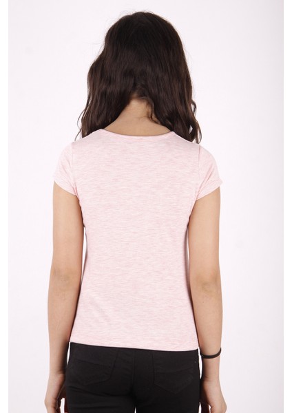 Kız Çocuk Queen Varak Leoapar Baskılı T-Shirt modelleri