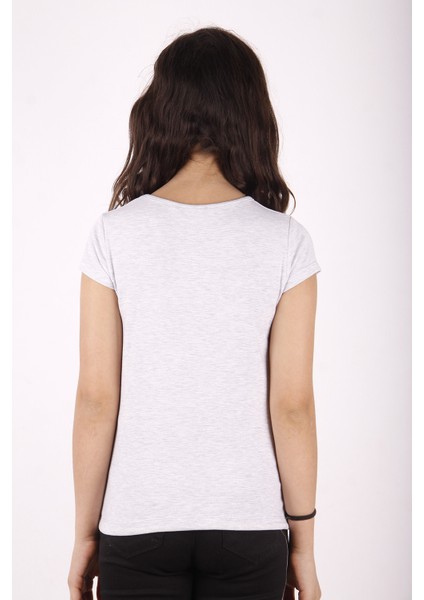 Kız Çocuk Queen Varak Leoapar Baskılı T-Shirt modelleri