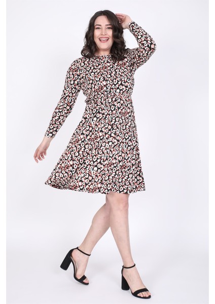 Beli Lastikli Elbise 35218