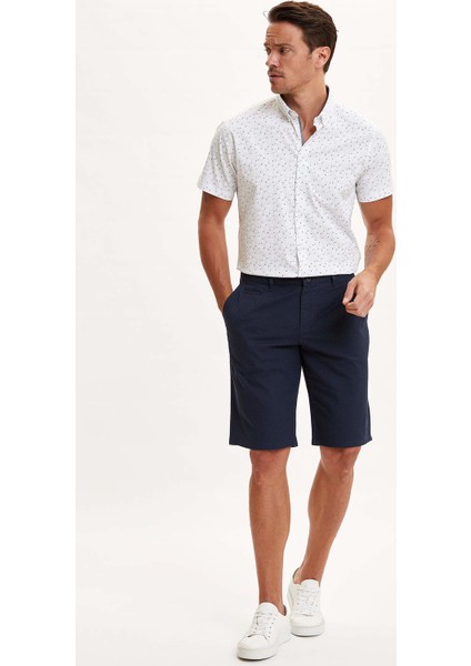 Slim Fit Bermuda Şort N6592AZ20SM
