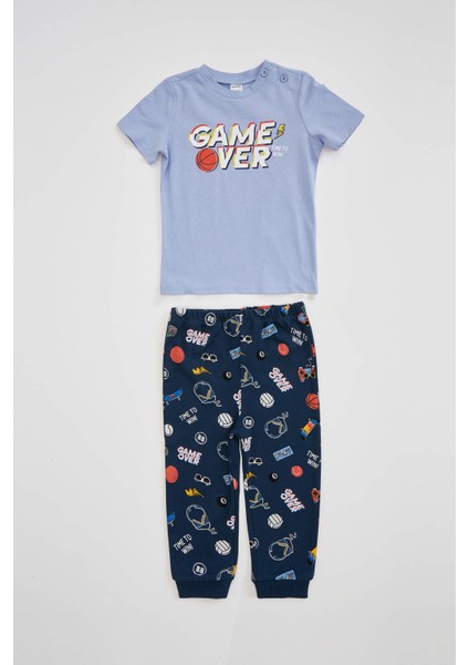 Erkek Bebek Baskılı Pijama Takımı O0016A220SM