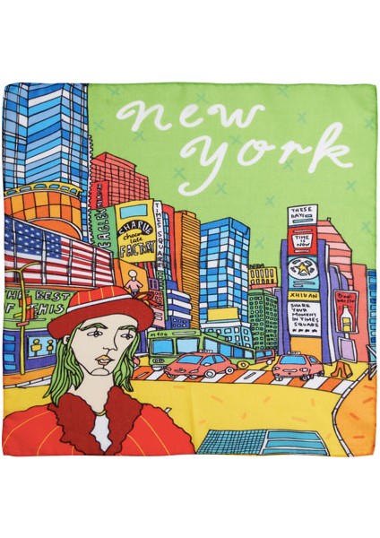 New York Desenli Fular & Bandana