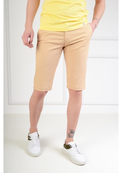 Bermuda Sim Fit Camel Erkek Şort 29