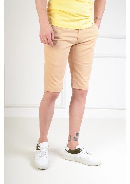 Bermuda Sim Fit Camel Erkek Şort 29