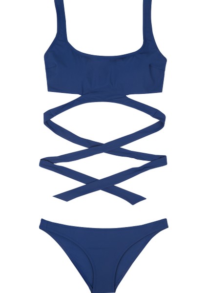 2503 Lacivert Bikini Takımı