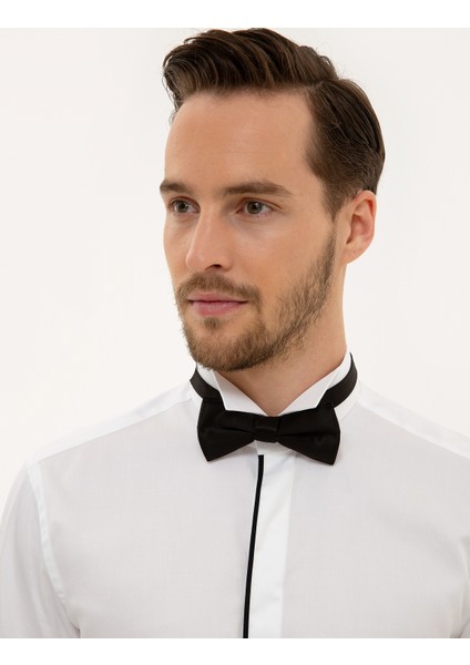 Erkek Beyaz Slim Fit Smokin Gömlek 50222960-VR013
