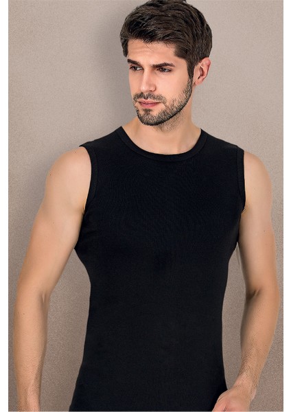 2019 Ribana Erkek Siyah Sporcu Simit Yaka