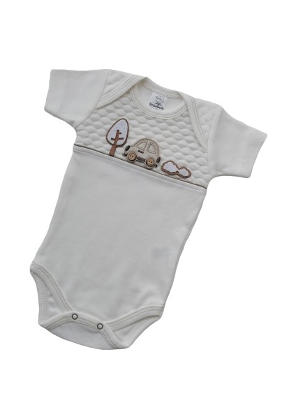 Araba Desenli Erkek Çıtçıtlı Body