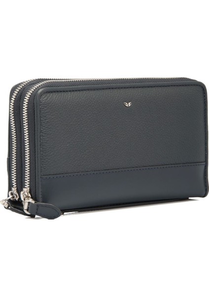 Lacivert Deri Unisex Portföy Çanta 21396C5D