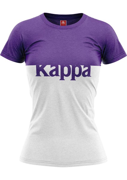 Kadın Baskılı T-Shirt Batız Mor