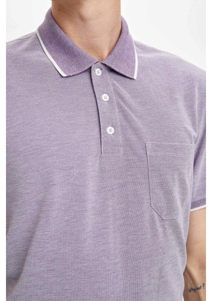Regular Fit Polo Yaka Cepli Kısa Kollu Tişört M7714AZ20SP fırsatları