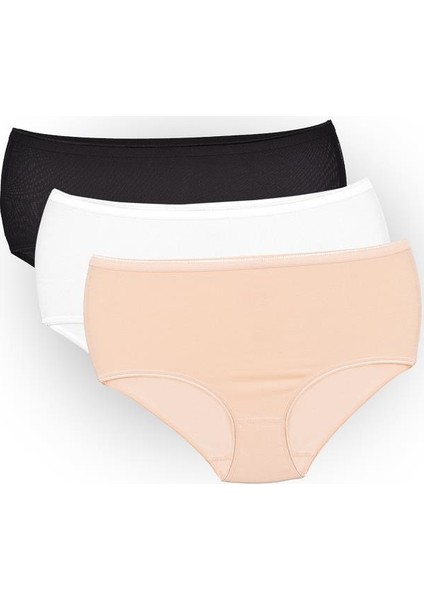 Almila Özten (3 Adet) Likralı Iz Yapmaz Bato Kadın Külot 106