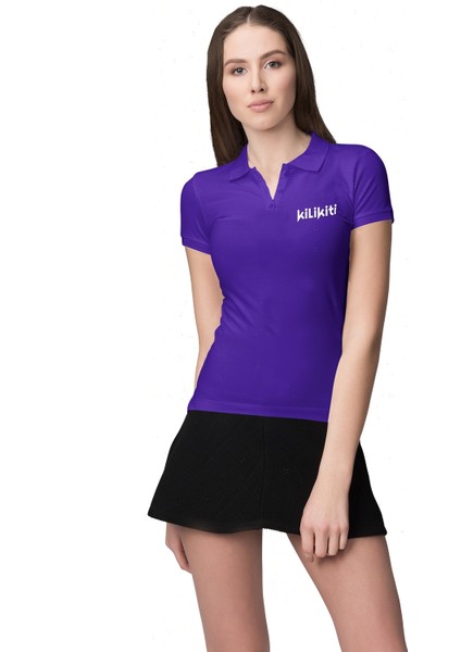 Kadın Spor Polo Yaka T-Shirt