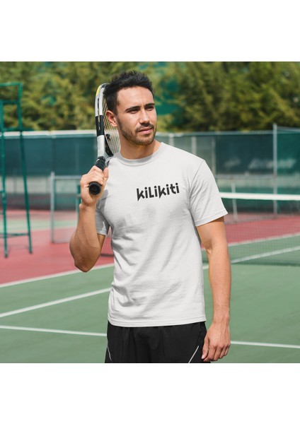 Unisex Spor Bisiklet Yaka T-Shirt