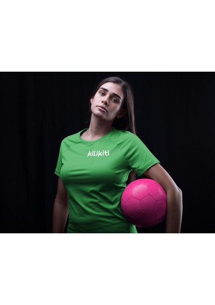 Unisex Spor Bisiklet Yaka T-Shirt
