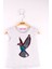 Kız Bebek T-Shirt Pullu Kuş Baskı 1
