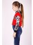 Kız Çocuk Kamuflaj Desenli Kapüşonlu Sweatshirt 2