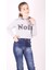 Kız Çocuk Taş İşlemeli Kapüşonlu Sweatshirt 1