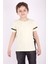 Erkek Çocuk Yaka ve Arkası Baskı Detaylı T-Shirt 1
