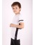 Erkek Çocuk Yaka ve Arkası Baskı Detaylı T-Shirt 2