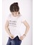 Kız Çocuk Best Friend Baskılı Taş Detaylı T-Shirt 2