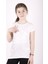 Kız Çocuk Yıldız Baskılı Kesik Cep Detaylı T-Shirt 1