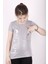 Kız Çocuk Yıldız Baskılı Kesik Cep Detaylı T-Shirt 2