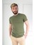 Basic Slim Fit Haki Erkek T-Shirt Xxl 1