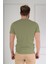 Basic Slim Fit Haki Erkek T-Shirt Xxl 4