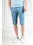 Bermuda Sim Fit Mavi Erkek Şort 29 1